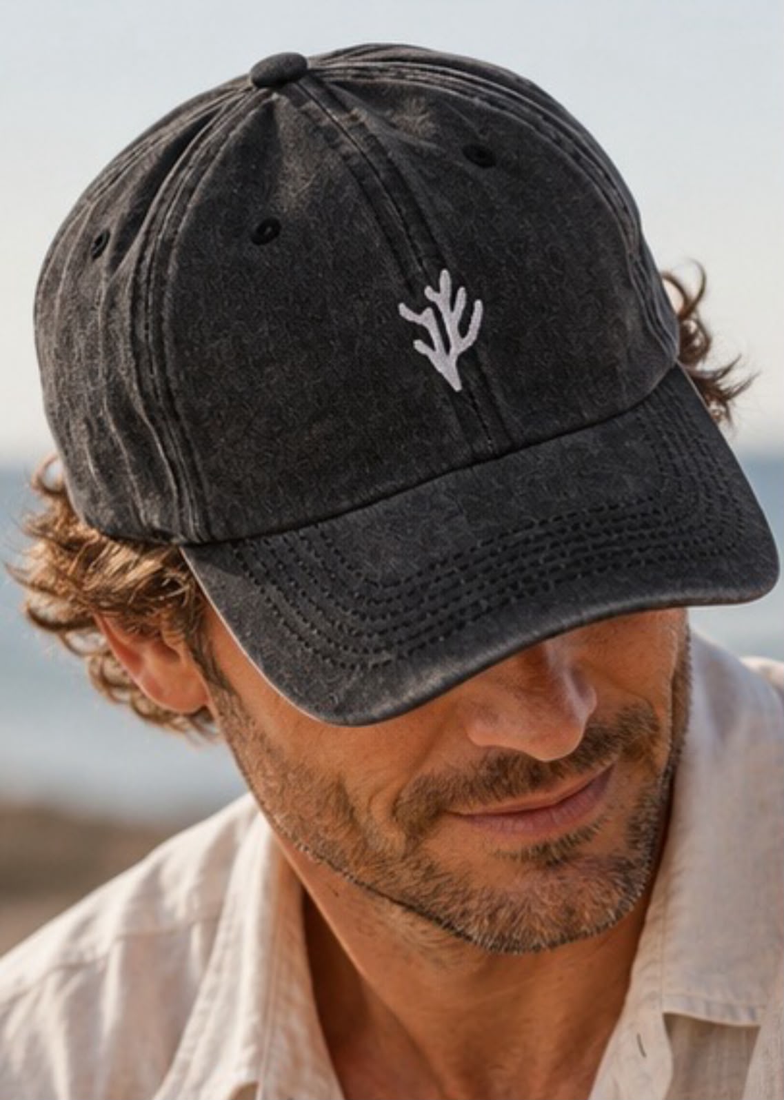 Nahoon Coral Cap in Charcoal