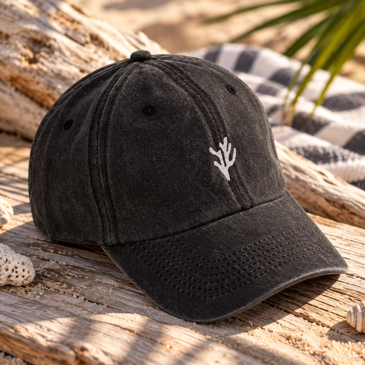 Nahoon Coral Cap in Charcoal